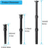 Tripod Center Column Extension Camera Mount Extender Telescopic Rod 3 Section Pole for Monopod DSLR Photo Studio Outdoor Macro Shooting...