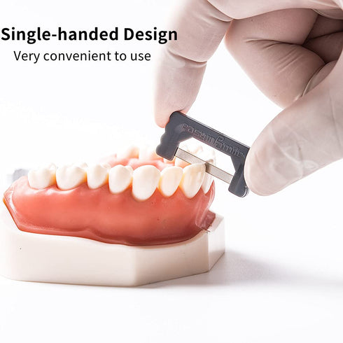 Dental IPR Strip System 10Pcs Orthodontic Interproximal Reduction Enamel Kits (A/Multi-Colored)...