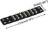 Multicolor PU Simulated Leather Silvert-tone Spikes Rivets Adjustable Buckle Bracelet, Pack of 2 PCs...