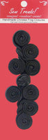 Chinese Frogs Button Closures Hook & Eye Fastener - Sewing Quilting Renaissance Dance Hawaiian Bridal Costumes Outfit Drapery Decor- Black-Very La...