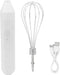 Portable Cordless Electric Egg Beater Handheld USB Charging Milk Frother with Stainless Steel Whisk Electric Milk Frother Cordless Hand Mixer Hand...