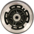 L.E.D. Scooter Wheels With Abec 9 Bearings for Razor Scooters 100mm Light Up 2-pack (Black)...