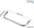 uxcell Metal Purse Frame 2Pcs, 10" Rectangle Lock Frame Kiss Lock Clasp Bag Frame Hardware Replacements for DIY Purse Handle Bag Making Sewing Cra...