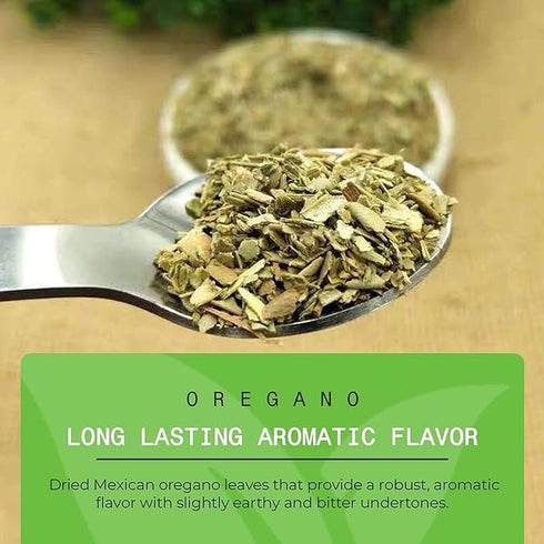 Quintal MX Mexican Natural Oregano Leaves (6 Oz) - Dried Oregano Leaves for Mexican Cuisine & Spices - Mexican seasoning Oregano Dried Leaves - Fr...