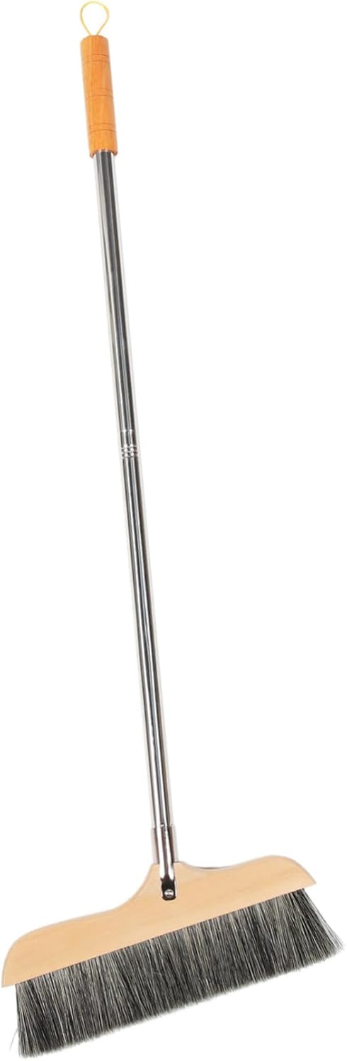 Outdoor Broom for Floor Cleaning: 35 Inch House Brooms for Sweeping Indoor Soft Bristle Broom Household Angle Brooms for Garage Patio Home Kitchen...