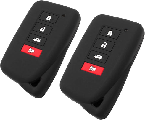 Silicone Key Fob Cover Fit for Lexus NX300h RX350 RX450h NX300 ES300h ES350 GS F IS300 GS350 GS300h GS450h | Car Accessories | Remote Key Protecti...