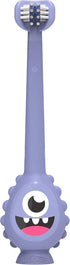 Dr. Brown's ToothScrubber Toothbrush, Three-Sided Toddler Training Toothbrush for Ages 1-4 Years with Suction Cup Base and Color Changing Bristles...