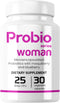 Probiotics for Women’s Intimate Health with 3 Strains, 25 Billion CFUs Antioxidant Enrichment (30 Days Supply) Probioseries Woman...