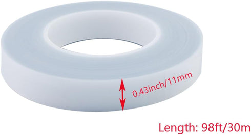 10Pcs Stretch Tie Tape Roll 98ft Garden Tie Tape, 0.43 Inch Wide Garden Vinyl Stake Gardening Tools for Indoor Outdoor Patio Plant Use(White)...