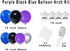 Blue Black Purple Balloon Arch Garland Kit - 125PCS Purple Blue Balloons Blue Silver Black Balloons Video Game Birthday Decorations for Video Gami...