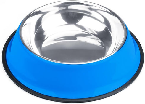 Blue No-Tip No-Slip Stainless Steel Bowl (40oz. Kahuna)...