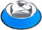 Blue No-Tip No-Slip Stainless Steel Bowl (40oz. Kahuna)...