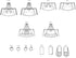 McCall's Potholders, Tea Towel, and Children's and Misses' Aprons Sewing Pattern Packet, Design Code B6905, Sizes 3-8 / XS-XL, Multicolor...