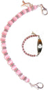 Hidden Hollow Beads Women's 6" Medical Alert ID Interchangeable Replacement Bracelet, Identification vital info tag (Breast Cancer Awareness)...