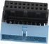 5PCS USB 3.0 19-Pin Motherboard Connector Internal Header, Male to Female Extension Adapter Down Angled 90 Degree for Motherboard Mainboard, Multi...
