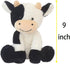 Cow Stuffed Animal Cute Cow Plush Doll Toy 9 inch Gift for Girls Boys Christmas (cow sitting)...