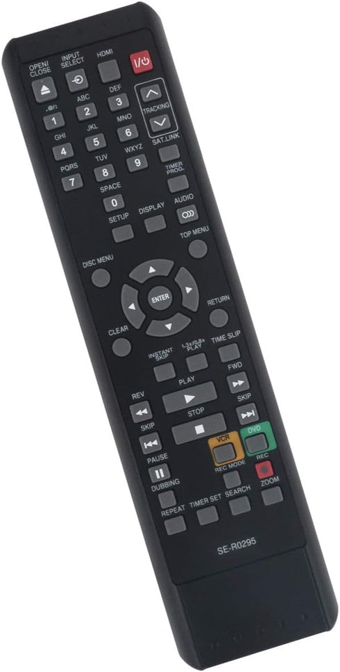 SE-R0295 Replacement Remote Control Applicable for Toshiba DVD Video Recorder VCR DVR620KU D-VR620 DKVR60KU D-VR610KU DVR610KU D-VR620KU D-VR610 D...