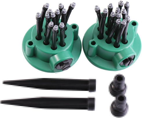 2Pcs Multi-tips Lawn Sprinkler Head Nozzle Adjustable Outdoor Garden Patio Water Sprayer Irrigation System Parts...