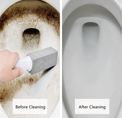 DISIWENE Pumice Cleaning Stone with Handle Toilet Bowl Cleaner Hard Water Ring Remover for Bath/Pool/Kitchen/Household Cleaning (1)...