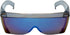 Calabria 3000 Large Fit Over Safety Glasses Fitover Prescription Eyewear Blue Men Women Wraparound Tinted Anti Scratch Glare...