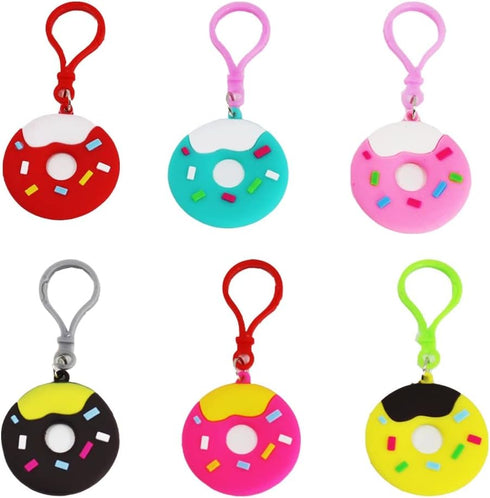 25 Pcs Sweet Donut Keychain for Sweet Donut Theme Party Favors Pendant for Kid Toy Ornament Souvenirs Gift...