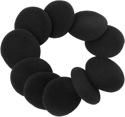 10pcs Memory Foam Earpads 40mm Headset Pad Soft Foam Speaker Foam 40mm Earbud 40mm Headset Ear Covers Replacement Ear Cushions Headphones Ear Pads...
