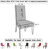 GoodtoU Chair Covers for Dining Room 2 Pack, Stretch Parson/Dining Chair Slipcover Removable Washable Chair Protector for Home/Restaurant/Banquet,...
