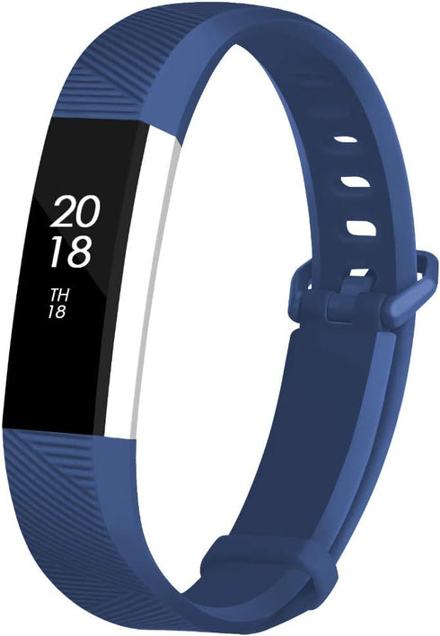 Sport Watch Bands Compatible with Fitbit Alta/Fitbit Alta HR Soft Water Proof Fitness Straps for Women Men?Dark Blue?Small?...