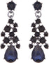 Austrian Rhinestone Crystal Wedding Gown Prom Ball Necklace Earrings Jewelry Set for Brides Dress...