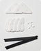 Baffect Adjustable Magnetic Window Cleaner Refill, 10 Sets Replacement Pads and Blades Refill Replaceable Triangle Sponge and Rubber Strip Replace...