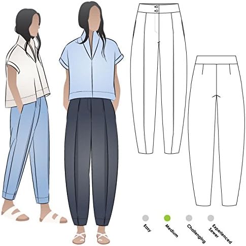 Style Arc Sewing Pattern - Teddy Designer Pant (Sizes 04-16)...