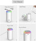 Plant Humidifier, 350ml USB Mini Humidifier for Plants, Small Plant Humidifier with Night Light, Cool Mist Humidifier Baby, Plant Humidifier indoo...