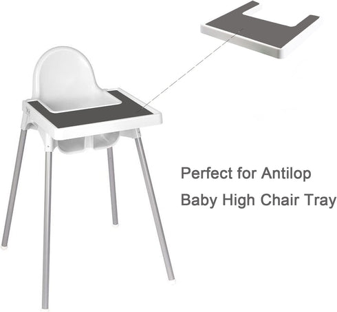 Baby Chair Placemat for Antilop High Chair, Silicone Mat for Antilop Baby High Chair Tray Accessories, Finger Foods Placemat for Toddler and Babie...