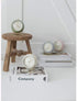 SHISEDECO Small Tableclocks Classic Non-Ticking Tabletop Alarm Clock with Backlight, Battery Operated Astronaut Deskclock with HD Glass for Living...