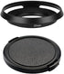 37mm Metal Lens Hood & Lens Cap Compatible for Olympus E-M10 IV/E-M10 III E-PL7 kit Zuiko 14-42mm Lens (1+1 Pack)...