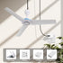 Small USB Ceiling Fan 19.7”Portable Hanging Fans for Power Bank Indoor Outdoor RV Bed Room Desk Boat Coop Travel Tent Canopy Cubicle Mini 3 Blades...