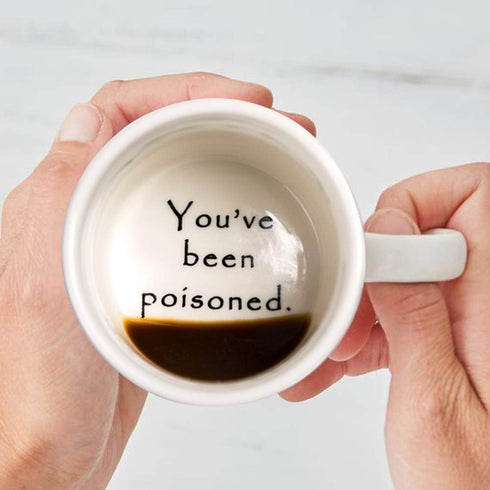 FLY SPRAY Funny Coffee Mug YOU'VE BEEN POISONED Novelty Creativity Drink Cups Unique Joke Great Gag Gift Idea For Men Women - 12 OZ Ceramic Tea Cu...