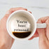FLY SPRAY Funny Coffee Mug YOU'VE BEEN POISONED Novelty Creativity Drink Cups Unique Joke Great Gag Gift Idea For Men Women - 12 OZ Ceramic Tea Cu...