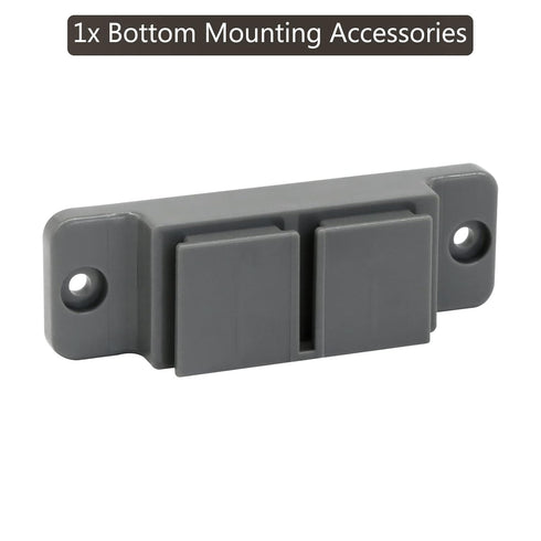 Retractable Mesh Gate Hardware Replacement Parts Kit Full Set Wall Mounting Accessories Brackets Screws and Anchors (Gray)...
