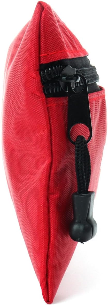 Red First Aid Bag Empty First Aid Kit Empty Waterproof First Aid Pouch Small Mini for First Aid Kits Pack Emergency Hiking Backpacking Camping Tra...