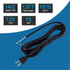 Replacement Power Cord 14 AWG Polarized 2 Prong Plug 12FT Pigtail 14 Gauge SJT 115V AC Cable Round Heavy Duty Repair Power Supply Cord 2C Open End...