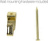 Banberry Designs Brass Vinyl Coated Plate Hanger 5 to 7 Inch Plates - Set of 4 - Includes Hook and Nail for Hanging...