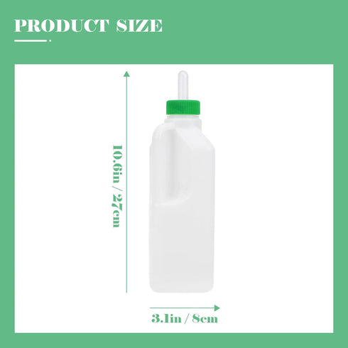 1 Set Lamb Feeding Bottle Sheep Feeding Bottle Plastic Animal Milk Bottle Lamb Nursing Bottle Calf Nursing Bottle Goat Feeding Bottle Pet Feeding ...