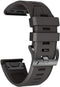 ANCOOL for Garmin Fenix 5X/7X/6X Watch Band Quickfit 26mm Watch Bands Compatible with Fenix 6X Pro/5X Plus/7X Pro/8 51mm(Black)...