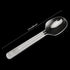 200 Pack 4 Inch Clear Plastic Spoons, Mini Dessert Spoons, Transparent Small Plastic Teaspoon Tableware for Kitchen, Party, Dessert Station...