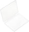 A5 Clear Plastic Storage Box, 6 x 8 Inch Flat Case Holder for Beads/Tools/Letters/Papers...