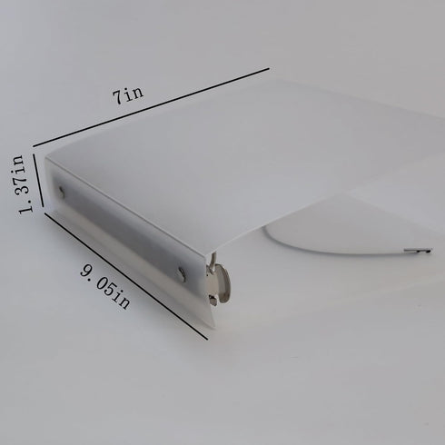 Plastic Round Ring Binders PVC Binder Covers Loose Leaf Binder Protector Refillable Notebook (A5,with Rubber Band 2 pack)...