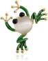 Durable Cute Frog Insect Brooch Colorful Wedding Brooch Fashion Jewelry Gift Beige...