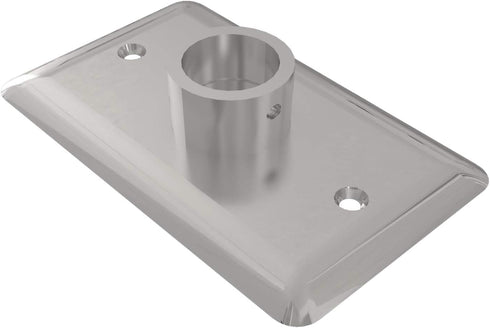 HEATGENE 2401 Wall Plates Mirror Polish - Compatible with HEATGENE Towel Warmers(Model: HG-R64135, HG-R64136, HG-R64137 Series, and HG-R6441 Serie...