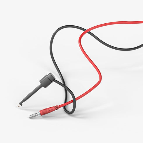 Goupchn 2PCS 4mm Banana Plug to Test Hook Clips Test Leads Copper Soft Cable Wires for Multimeter Electrical Testing 500V 5A...